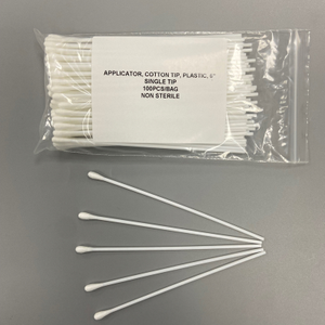 Applicatore in plastica con punta in cotone da 6 pollici non sterile